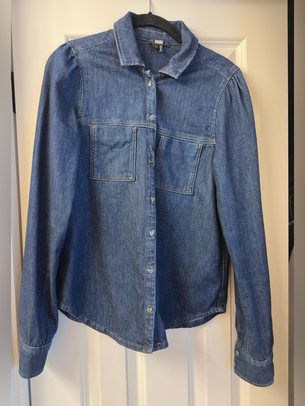Paige Belize Denim Shirt size S
